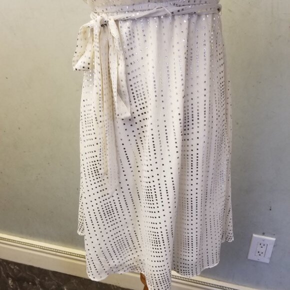 Jump Girl polka dot halter ruffled dress  women's size Small (Z-1) - Picture 2 of 8